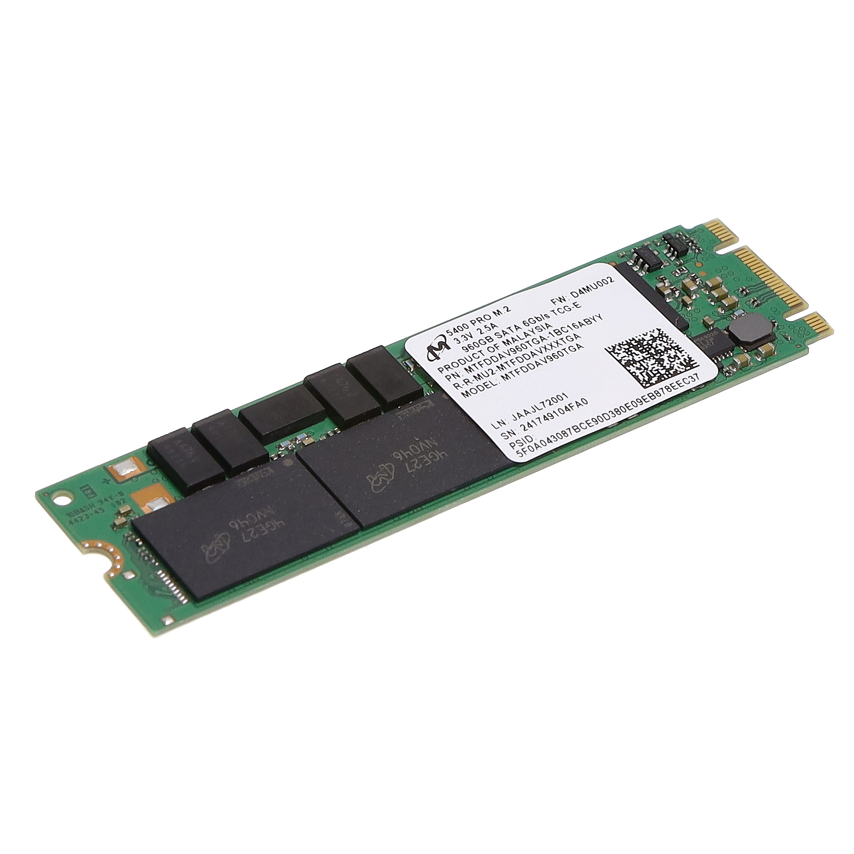 MTFDDAV960TGA-1BC16ABYY Micron Solid State Drive 960GB M.2 Module Trusted Distributor MTFDDAV960TGA-1BC16ABYY Micron Solid State Drive 960GB M.2 Module
