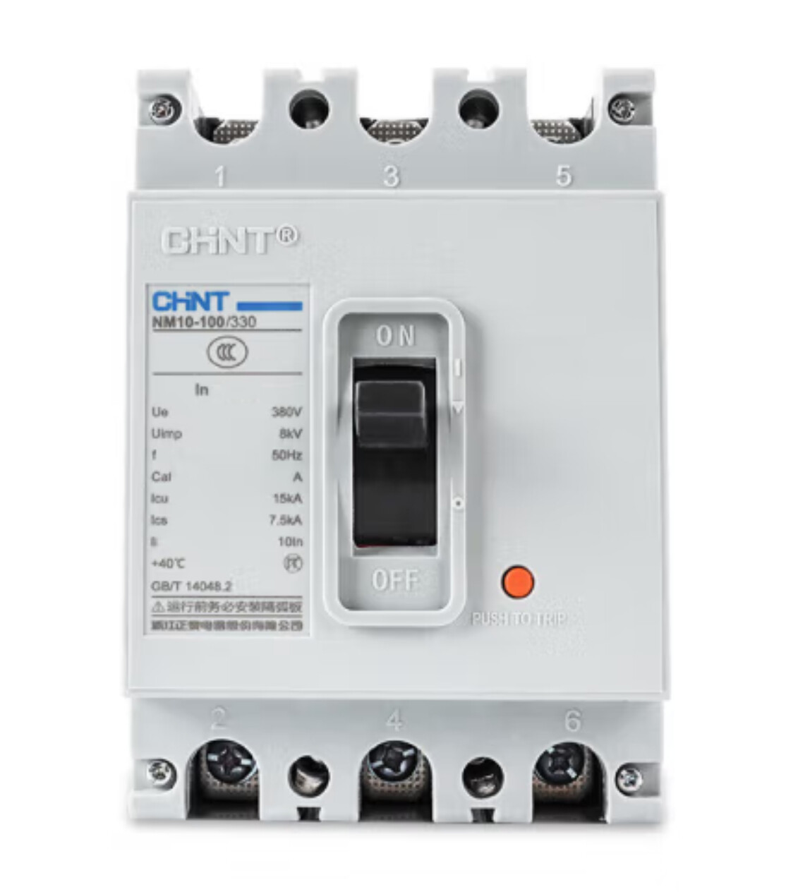 NM10-600/330 400A Chint Circuit Breaker 400A 480V 3-pole Trusted Distributor NM10-600/330 400A Chint Circuit Breaker 400A 480V 3-pole