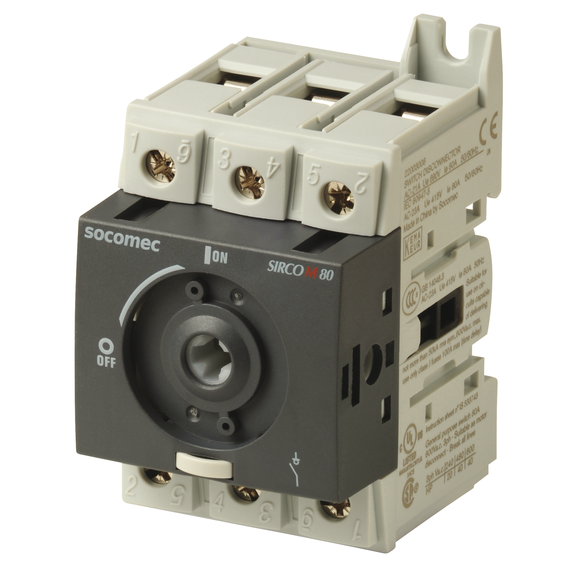 22003008 Socomec Fusible Disconnect Switch 80A 3-Pole Trusted Distributor 22003008 Socomec Fusible Disconnect Switch 80A 3-Pole