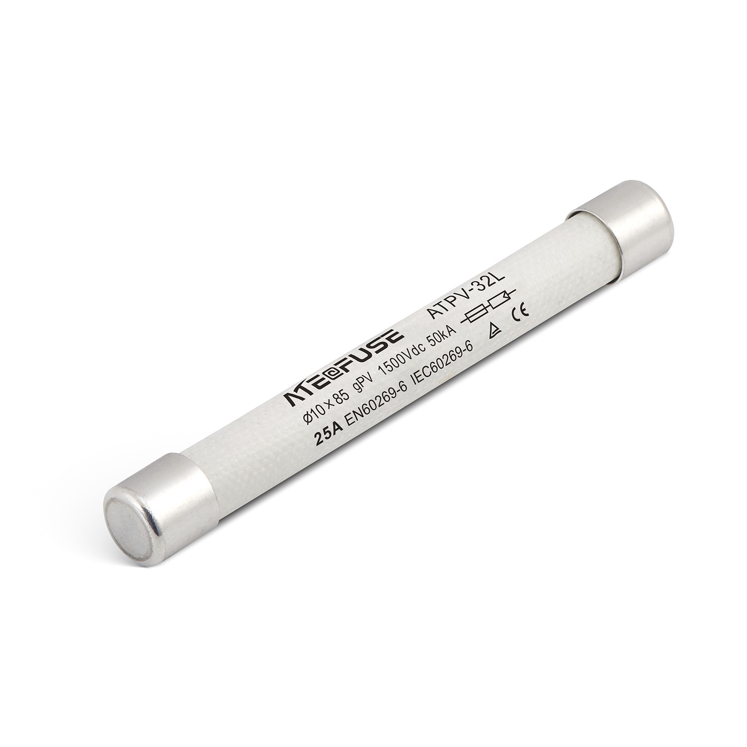 ATPV-32L-1500V-25A Aite Solar PV Fuse 1500VDC 25A Cylindrical Trusted Distributor ATPV-32L-1500V-25A Aite Solar PV Fuse 1500VDC 25A Cylindrical