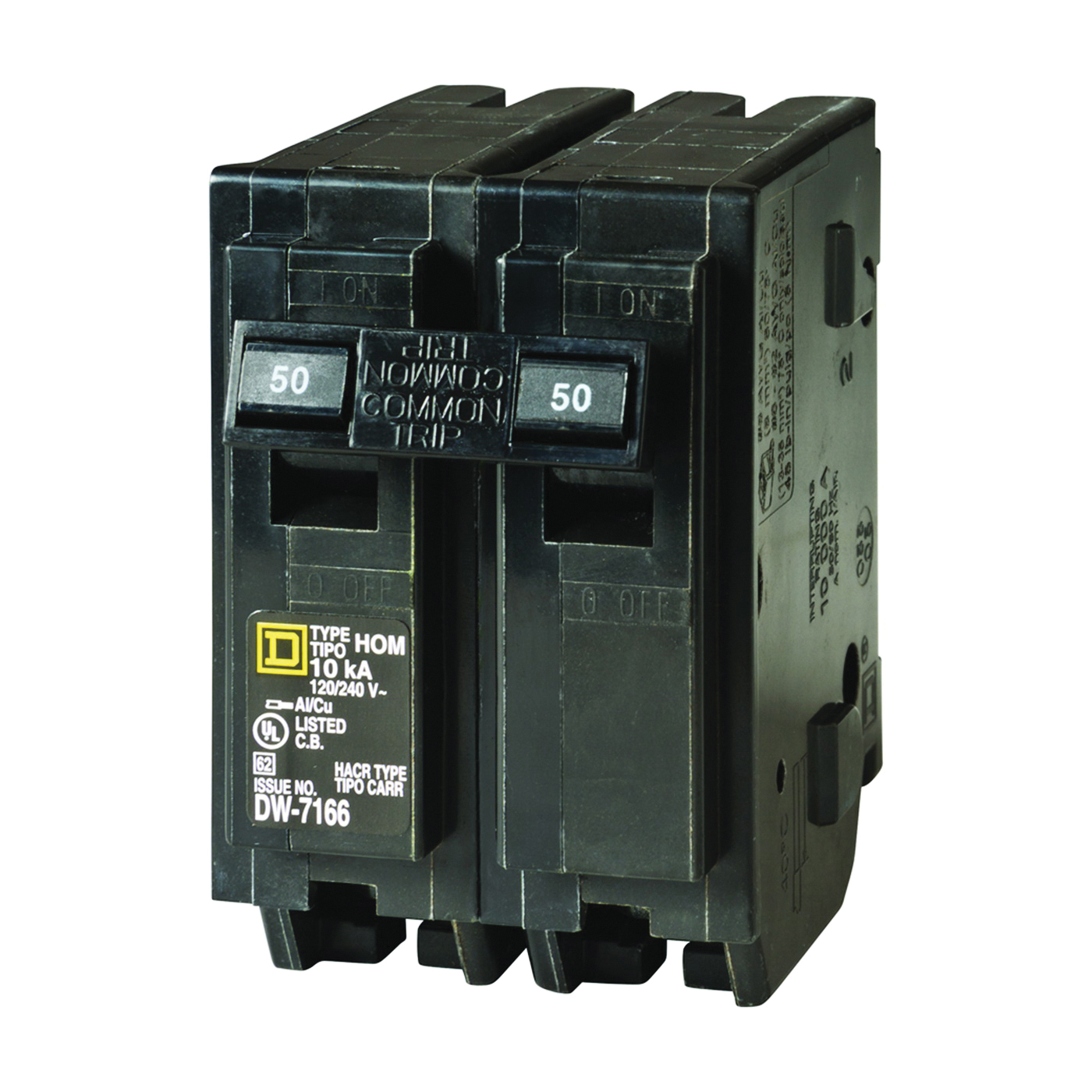 HOM250CP Square-D Circuit Breaker 50A 120V 2-Poles Trusted Distributor HOM250CP Square-D Circuit Breaker 50A 120V 2-Poles