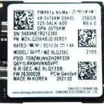 MZ-9LQ256C Samsung SSD 256GB